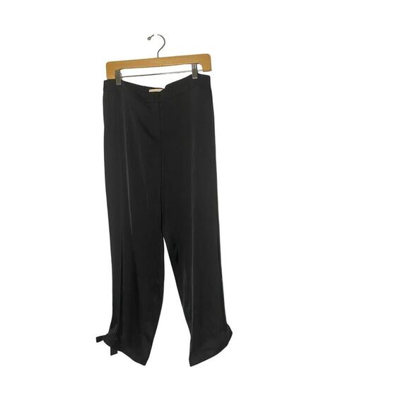 Etcetera Black Satin Pants Size 8 - Picture 2 of 7